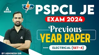 PSPCL JE Exam Preparation | PSPCL JE Previous Year Paper Electrical #4 | By Abhinesh Sir