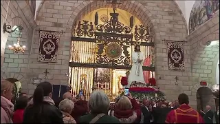 procesión de semana santa en el santuario de la virgen de la cabeza 2024