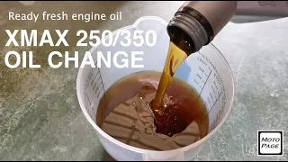 2019 Yamaha XMAX 250/300 - Engine oil/oil filter change, reset service reminder | MotoPage Malaysia