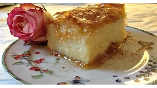 Galaktoboureko - Greek Custard Dessert Made Easy - Γαλακτομπούρεκο