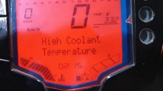 ktm High Coolant temperature problem solved just in 5 minute