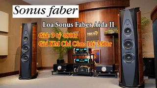 Siêu Phẩm Loa Hay Hàng Đầu Thế Giới Loa Sonus Faber Aida II  - Giá 3Tỷ480tr Nay Chỉ Còn 1tỷ 350tr