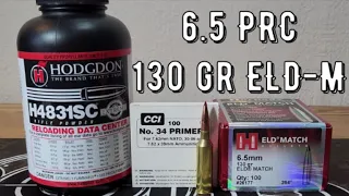 6.5 PRC, 130gr ELD-M H4831SC