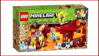 LEGO MINECRAFT 21154 The Blaze Bridge - Speed Build for Collecrors - Collection 57 sets
