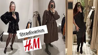 шопінг влог Stradivarius і H&M/Верхній  та святковий одяг/сукні та взуття #hm #dresess#stradivarius