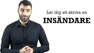 Lär dig att skriva en insändare (argumenterande text)