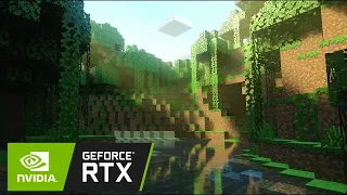 Minecraft with an RTX 3060 (with and without shaders)