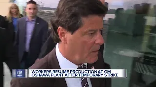 General Motors Oshawa plant workers stage another sit-down strike