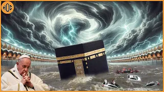 Worst Natural Disasters in MECCA | The wrath of God! STORM / Flash Flood, 10,000 People Run Away