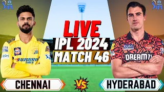 Live CSK  Vs SRH 46th T20 Match | Cricket Match Today | SRH vs CSK live 2nd innings #ipllive
