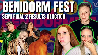 REACTING TO BENIDORM FEST SF2 RESULTS (with Noosh101 & Slavandic)