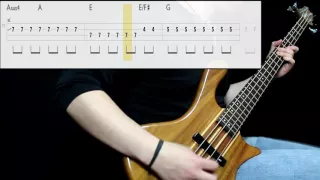 Foo Fighters - Learn To Fly (Bass Only) (Play Along Tabs In Video)
