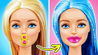 MELHOR Transformação de Boneca! Artesanatos e Truques Incríveis para a Barbie