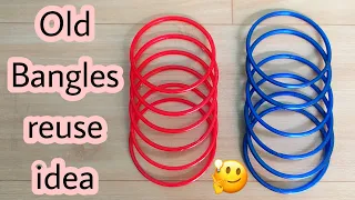 Waste Material Craft ideas | Best Out Of Waste | Bangles Craft | Old Bangles Reuse Idea