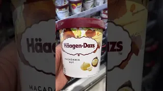 HAAGEN DAZS MACADAMIA NUT ICECREAM #shorts