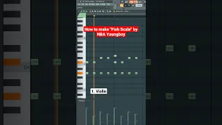 How to make "Fish Scale" by NBA Youngboy in FL Studio #shorts