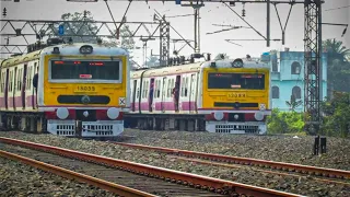 High speed local train Race !! bardhaman  chord local vs pundooa local | parallel Race