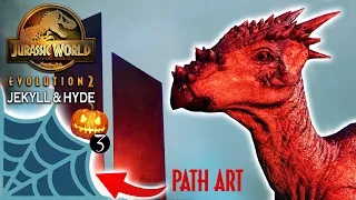Demon dinosaurs do rituals in the horror park? | Jurassic World Evolution 2 park build
