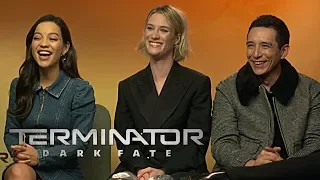 Mackenzie Davis, Natalia Reyes & Gabriel Luna | Badass Terminator: Dark Fate Interview