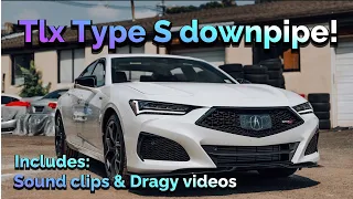 Tlx Type S gets downpipe!