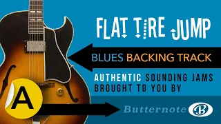 Jump swing blues backing track in A | West Coast style classic flat tire groove!