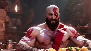 Kratos teaches you how to EAT A HEALTHY DIET