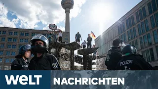 WELT NEWS IM STREAM: Bundesweit Hygiene-Demos gegen Corona-Maßnahmen - Viele Extremisten erwartet