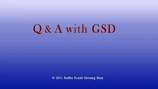 Q & A with GSD 067 Eng/Hin/Punj