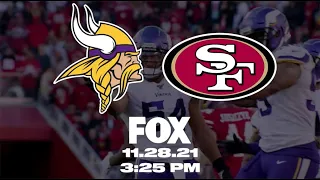 Minnesota Vikings at San Francisco 49ers Game Trailer | Week 12