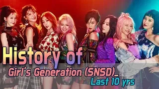 [60FPS] SNSD 10yrs, From Debut to the Holiday Night (How many songs do you know?)