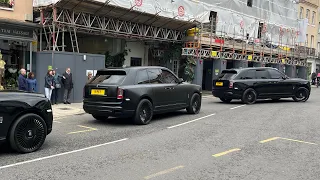 Fleet of Mafia black Rolls-Royce