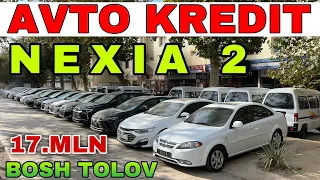 AVTO KREDIT 2023   17-MLN GA  NEXIA 2  BOSH TO’LOV 15% YANGI MOSHINALAR KELDI…