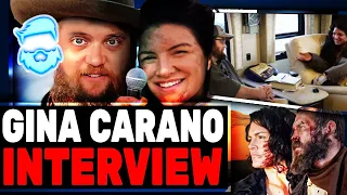 Gina Carano Shows Me Her Feet On Set In Montana For Terror On The Prairie & The Daily Wire
