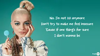 Bebe Rexha - Not 20 Anymore 🎶 (Lyric)