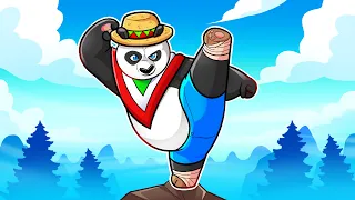 ¡Minecraft PERO es KUNG FU PANDA! 🐼🍜 SILVIOGAMER MINECRAFT PERO