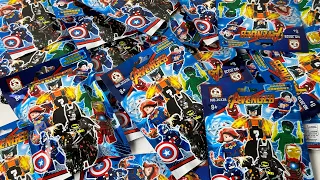 Распаковка 22 пакетов LEGO с мини фигурами MARVEL и DC | Unpacking 22 bags of MARVEL and DC