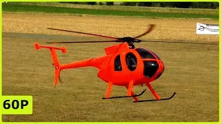 STUNNING XXL RC SCALE HUGHES 500 E TURBINE HELICOPTER FLIGHT DEMONSTRATION