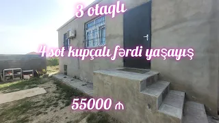 (Satıldı!!!)Saray qəsəbəsində Çox gözəl Həyət Evi təcili Satılır. 55000 manat.