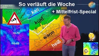 Aktuelle Wettervorhersage 18.-24.4. + Mittelfrist-Special: Wie schaut die Wetterlage Anfang Mai aus?