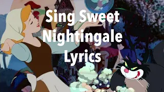 Sing Sweet Nightingale Lyrics Cinderella