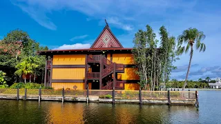 Disney's Polynesian Village Resort Morning Walkthrough in 4K | Walt Disney World Florida July 2022