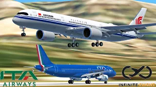 Skiathos - Istanbul - Split in ITA Airways Airbus A320 - 200 • Infinite Flight Simulator Live