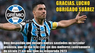 Luis Suárez se despede da Arena com gol e vitória do Grêmio sobre o Vasco