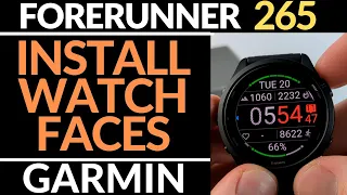How to Install Watch Faces - Garmin Forerunner 265 Tutorial