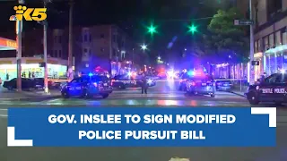 Gov. Jay Inslee to sign modified police pursuit bill for Washington state