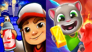 Subway Surfers Chicago 2023 VS Talking Tom Time Rush