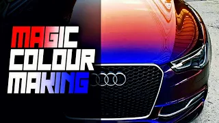 Magic Colours(Wizard)| Silver to Green | Blue to Red | BaseCoat Paints