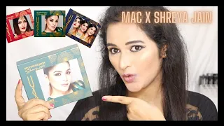 MAC X Shreya Jain Collection Review, Swatches, Demo | All 3 Kits | Tere Naina | Lal Ishq | Desi Girl