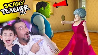 KIZGIN ÖĞRETMEN'E ZOMBİ MAKYAJI ŞAKASI YAPTIK! GİZLİ KASASINI BULDUK!  | SCARY TEACHER 3D OYNUYORUZ!