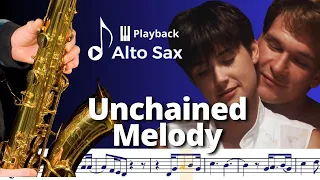 Unchained Melody (The Righteous Brothers) Playback + Partitura [Sax Alto Eb]